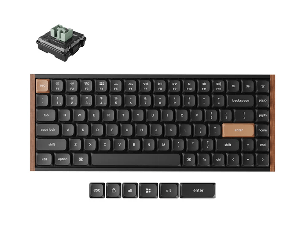 Keychron K3 HE Wireless Magnetic Switch Custom Keyboard - Black