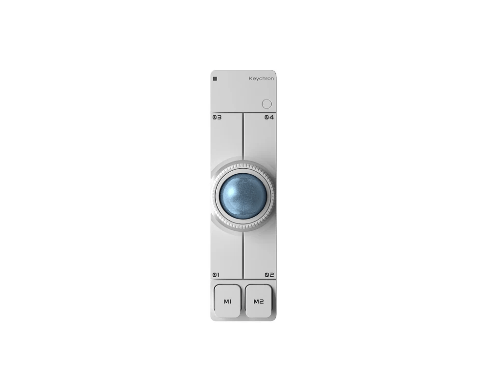 Keychron Nape Pro Wireless Trackball Mouse - White