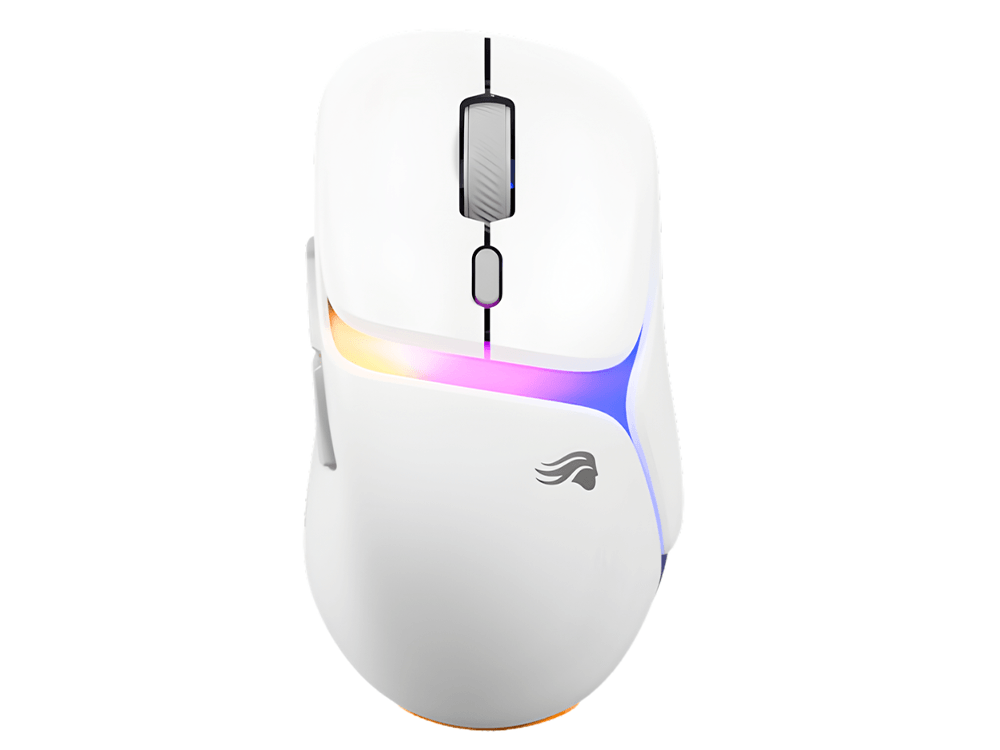Glorious Model D3 Wireless BAMF 3.0 30K DPI 8K Hz Ergonomic Gaming Mouse - White